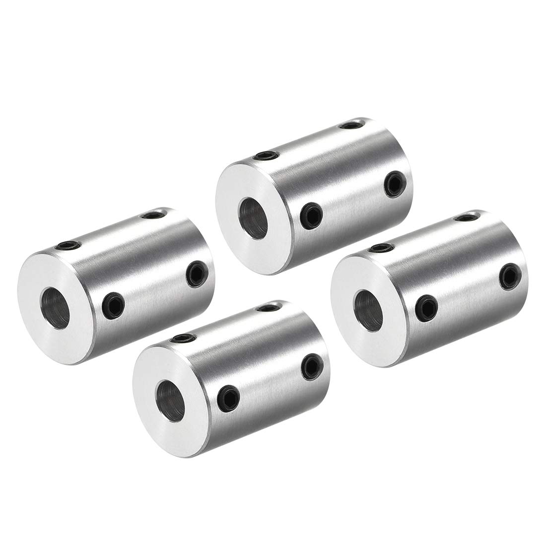 uxcell 1/4 Inch to 1/4 Inch Bore Rigid Coupling Set Screw L25XD18